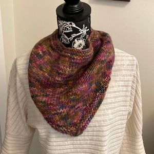 Handmade wool cowl